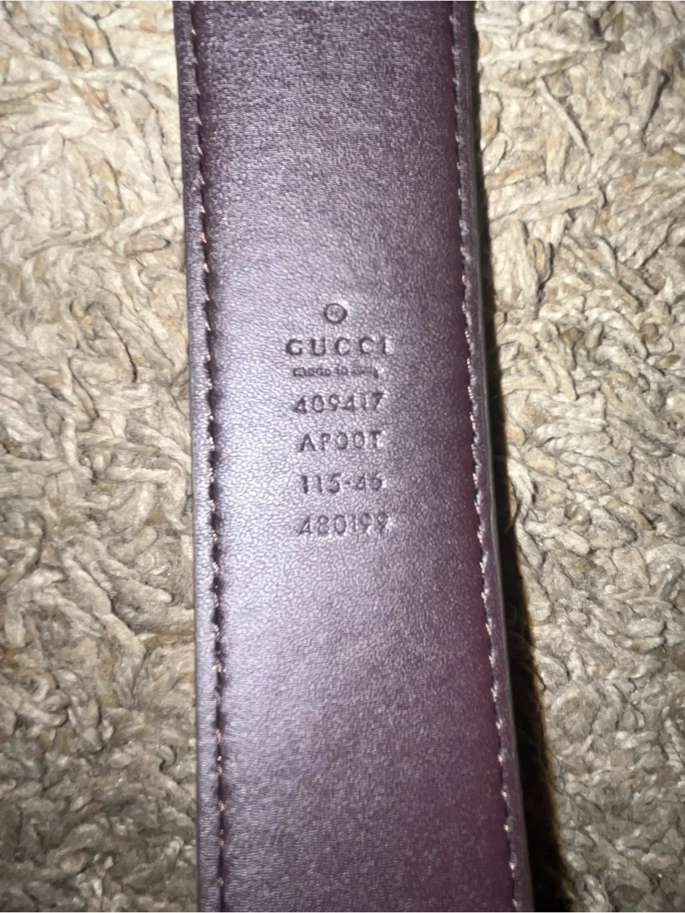Gucci men’s belt